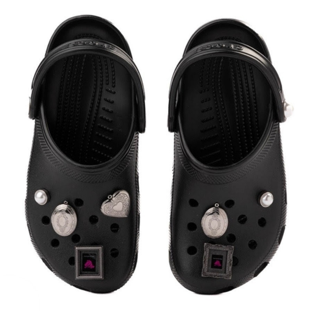 Crocs Classic Frame It Clog - Black Shimmer